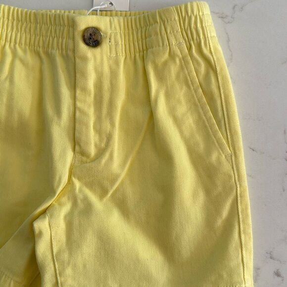 Janie and Jack The Twill Pull-On Short in Yellow Size 2T - Picture 3 of 6